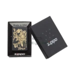 Zippo Joker Lighter, Black Matte with Bronze Laser Engraving (29632) thumbnail