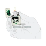 Zippo Lady Cannabis Design Glow in the Dark Windproof Lighter (49837) thumbnail