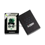Zippo Lady Cannabis Design Glow in the Dark Windproof Lighter (49837) thumbnail