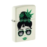 Zippo Lady Cannabis Design Glow in the Dark Windproof Lighter (49837) thumbnail