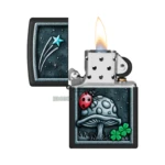 Zippo Ladybug Design Windproof Lighter, Black Matte (48724) in El Paso thumbnail