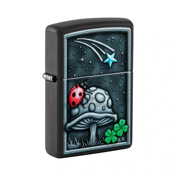 Zippo Ladybug Design Windproof Lighter, Black Matte (48724) in El Paso