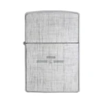 Zippo Classic Linen Weave Windproof Lighter, Brushed Chrome (28181) thumbnail