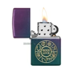 Zippo Lucky Symbols Design Lighter, Iridescent (49399) in El Paso thumbnail