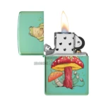 Zippo Mystical Frog Design Windproof Lighter, High Polish Green (48973) thumbnail