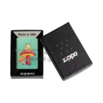 Zippo Mystical Frog Design Windproof Lighter, High Polish Green (48973) thumbnail