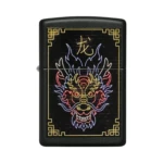 Zippo Neon Dragon Design Lighter, Black Matte in El Paso thumbnail
