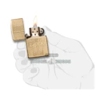 Zippo and Pattern Design Lighter, High Polish Brass (29677) in El Paso thumbnail