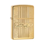 Zippo and Pattern Design Lighter, High Polish Brass (29677) in El Paso thumbnail