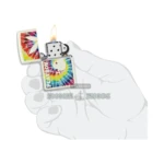 Zippo Playboy Tie-Dye Rabbit Head Glow-in-the-Dark Lighter (48373) thumbnail