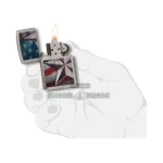 Zippo Retro Star Lighter, Brushed Chrome in El Paso thumbnail