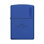 Zippo Classic Royal Blue Matte Zippo Logo Windproof Lighter (229ZL) thumbnail