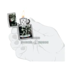 Zippo Skateboard Design Color Image Street Chrome Windproof Lighter (48911) thumbnail