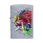 Zippo Skull with Headdress Design Windproof Lighter in El Paso thumbnail