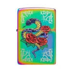 Zippo Tattoo Theme Design Windproof Lighter, Snake & Rose, Multi Color (48395) thumbnail