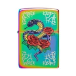 Zippo Tattoo Theme Design Windproof Lighter, Snake & Rose, Multi Color (48395) thumbnail