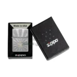 Zippo Star Design Lighter, Brushed Chrome Auto Two-Tone (48657) thumbnail