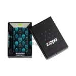 Zippo Sugar Skulls Design 540 Color Glow-in-the-Dark Windproof Lighter (46017) thumbnail