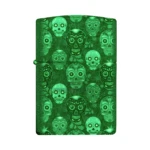Zippo Sugar Skulls Design 540 Color Glow-in-the-Dark Windproof Lighter (46017) thumbnail