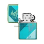 Zippo Teal Windy Design Lighter, High Polish Teal (48457) in El Paso thumbnail