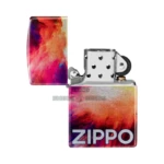 Zippo Tie Dye Design 540 Fusion Lighter, 540 Tumbled Chrome (48982) thumbnail