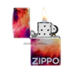 Zippo Tie Dye Design 540 Fusion Lighter, 540 Tumbled Chrome (48982) thumbnail