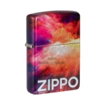 Zippo Tie Dye Design 540 Fusion Lighter, 540 Tumbled Chrome (48982) thumbnail