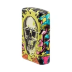 Zippo Trippy Skull Design Glow in the Dark 540 Color Lighter (48640) thumbnail