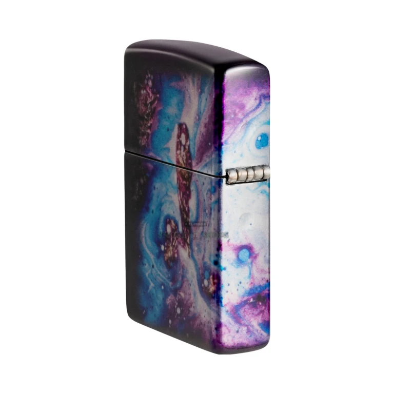 Zippo Universe Astro 540 Fusion windproof lighter model 48547 with an iridescent cosmic scene wrapping the brass case, sold at El Paso Smoke Shops