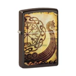 Zippo Viking Warship Design Lighter, Brown Matte (49182) in El Paso thumbnail
