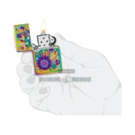 Zippo Vintage Flowers Design Lighter, Multi-Color Color Image (48997) thumbnail