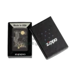 Zippo Western Design Laser Two-Tone Lighter, High Polish Black (48968) thumbnail
