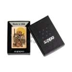 Zippo Wild West Skeleton Design Lighter, Brushed Brass (48519) in El Paso thumbnail