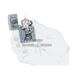 Zippo Zeus Design Lighter, Street Chrome (49137) in El Paso thumbnail
