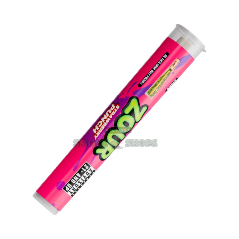 Hash Holes 2G THCA Zour Stash Strawberry Punch close-up at El Paso Smoke Shop, in stock near me for same-day pickup