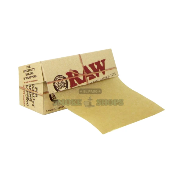 RAW Unrefined Parchment Paper roll, 100mm x 4m non-stick silicone, unbleached, in stock in El Paso for pickup