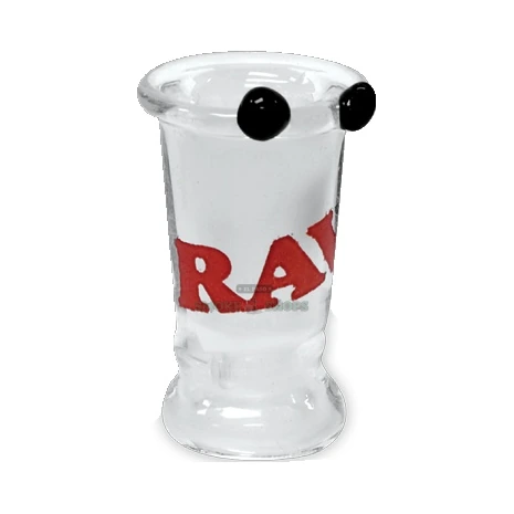 RAW Cone Bro glass tip in El Paso, reusable handmade cone holder with etched grip and red RAW logo, $8.99