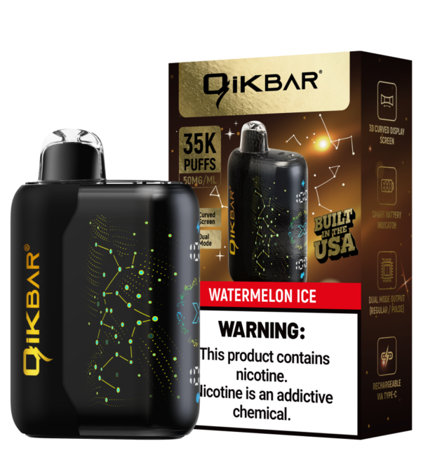 Qikbar 35K Puff Disposable Vape - 35,000 Puffs, 10 Flavors