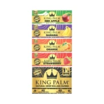 King Palm Hemp Rolling Papers 1 1/4 in El Paso, 40 Leaves + Tips thumbnail