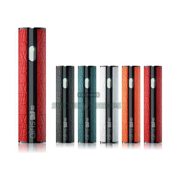 Airis Whip 650 leather-wrapped 510 thread battery in El Paso, slim pen with variable voltage, same-day pickup