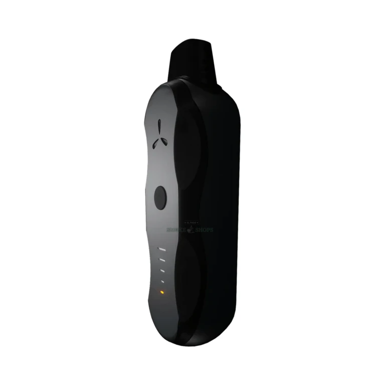 AirVape XS GO oval ceramic chamber loaded with ground dry herb, a compact vaporizer stocked in El Paso
