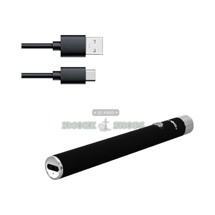 Atmos Nano Prime Plus 360mAh battery kit in El Paso with USB charger, dual draw and preheat, same-day pickup