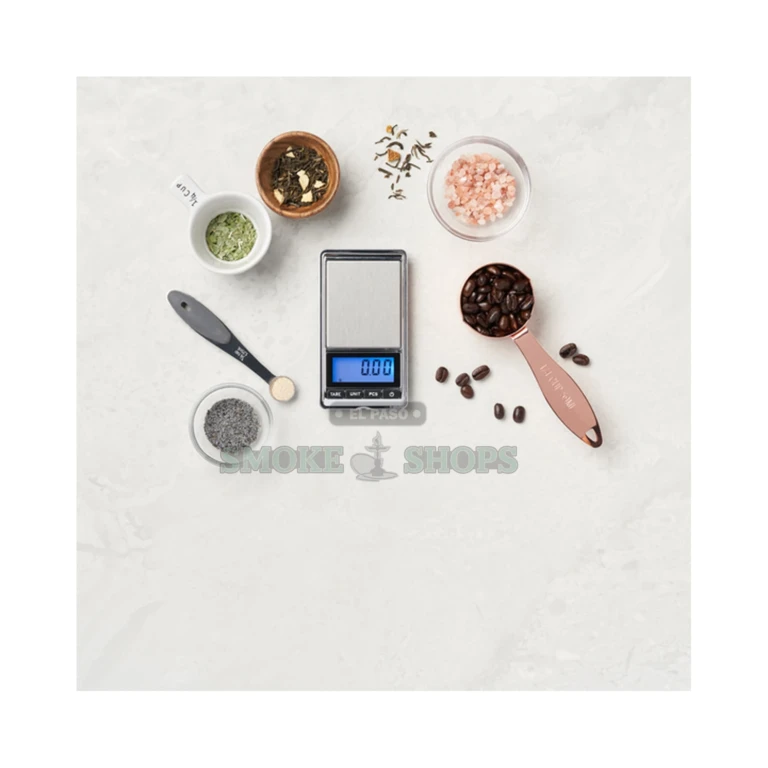 AWS Chrome-201 digital pocket scale in El Paso, 200 g by 0.01 g, backlit LCD and stainless steel platform
