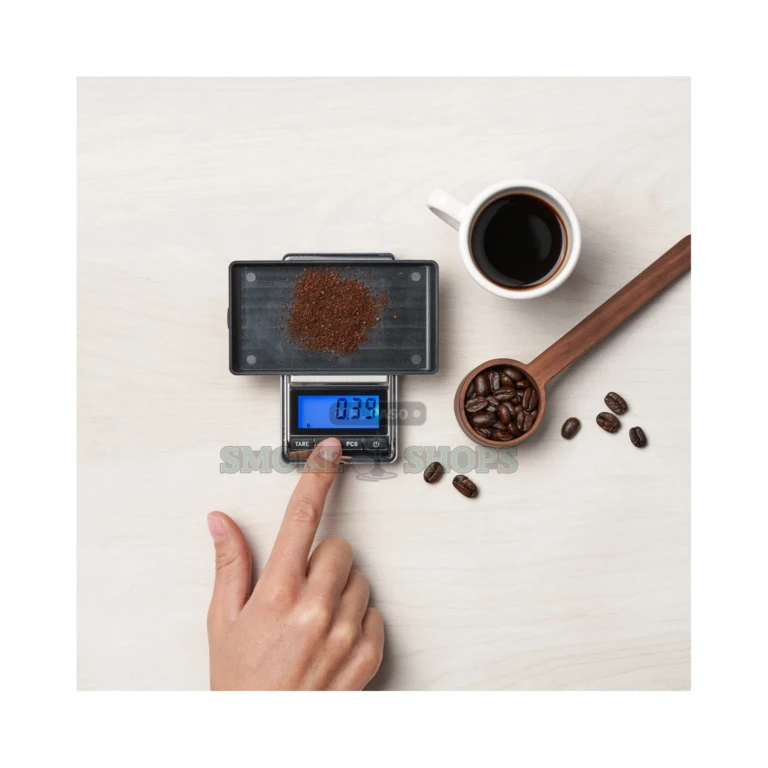 AWS Chrome-201 digital pocket scale in El Paso, 200 g by 0.01 g, backlit LCD and stainless steel platform
