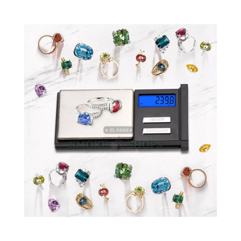 AWS Matchbox MB-650 650g x 0.1g digital pocket scale with blue backlit LCD at El Paso Smoke Shops