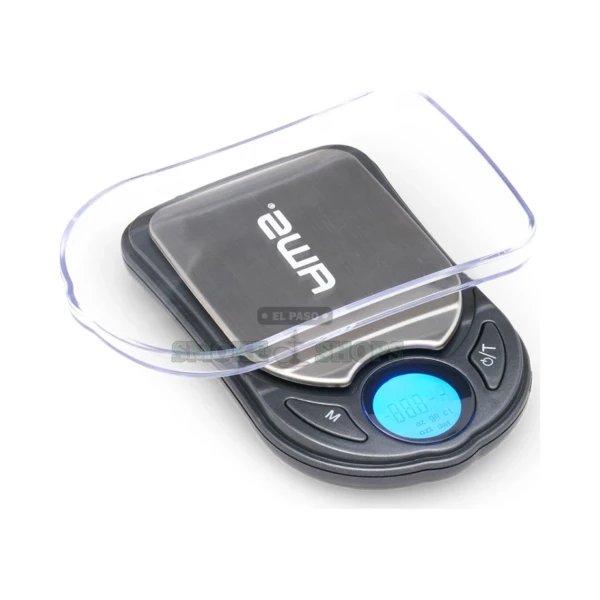 AWS PV-650 650g x 0.1g black digital pocket scale with round backlit LCD at El Paso Smoke Shops
