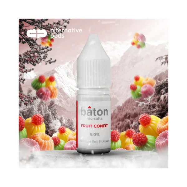 Baton Fruit Confit Nic Salt E-Juice 10mL in El Paso, 2 Strengths