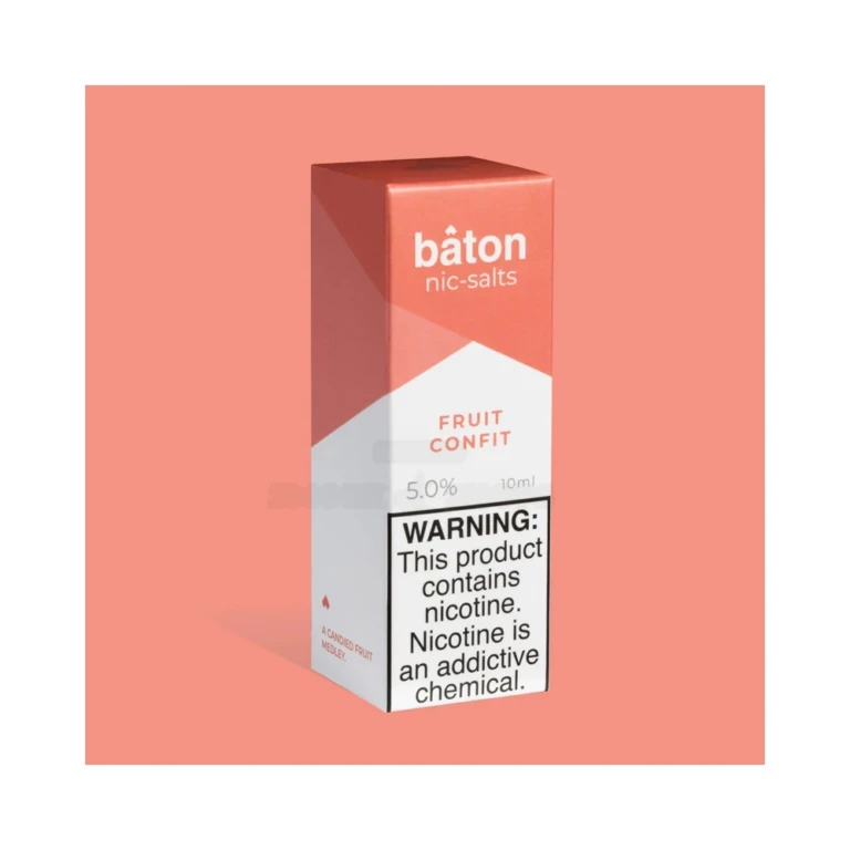 Baton Fruit Confit Nic Salt E-Juice 10mL 5% at El Paso Smoke Shop, in stock in El Paso for same-day pickup