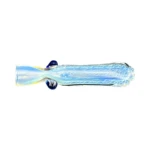Black Stripe Blue Dots Glass Chillum One-Hitter in El Paso thumbnail
