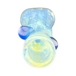 Black Stripe Blue Dots Glass Chillum One-Hitter in El Paso thumbnail